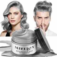 Silver Gray Temporary Hair Color Wax