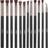 12pcs Rose Gold Eyeshadow Makeup Brushes