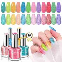 SAVILAND Glitter Nail Polish Set