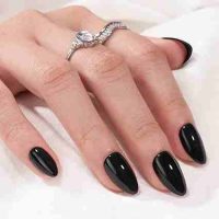 Black Press On Nails