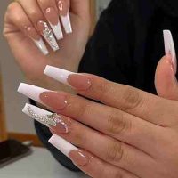 24 Pcs Press on Nails Long