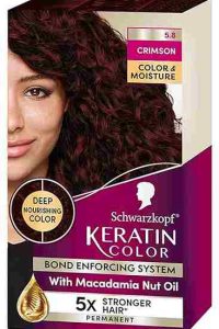 Crimson-hair color