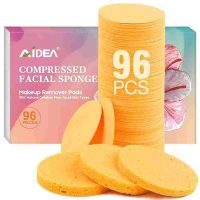 96-Count Facial Sponges-Round