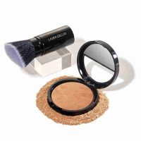 Kabuki Brush Makeup Set, Golden Medium